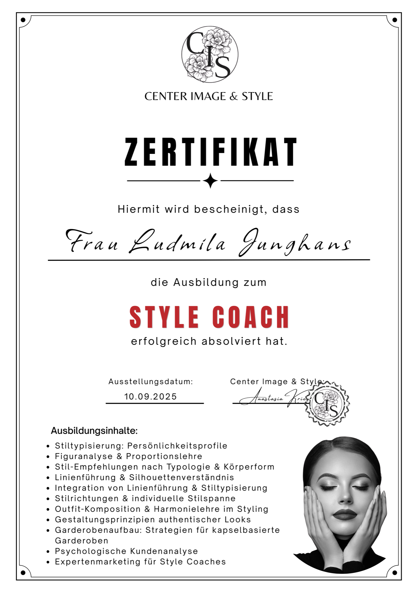 Style Coach – Center of Image & Style